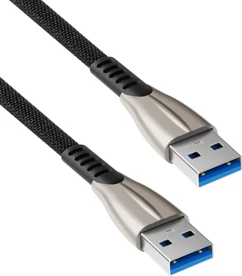 Immagine prodotto di Allteq ALTQ-UA-1020-B-0,5, 0,5 m, USB A, USB A, USB 3.2 Gen 1 (3.1 Gen 1), 5 Gbit/s, nero