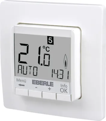 Produktbild von EBERLE CONTROLS GMBH Eberle FIT 3R/weiß UP- FIT 3R, WEISS Uhrenthermostat 527810455100