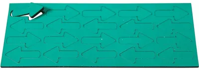 Produktbild von Magnetische Symbole Pfeil 22,5x12mm VE=20 Stück moos