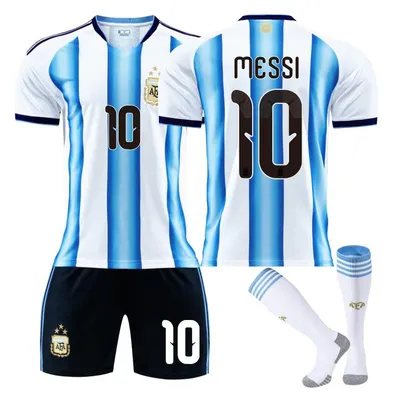 Immagine prodotto di #10 Maglia Ufficiale Della Nazionale Argentina Con Numero 10, Edizione Mondiale 2026, Per Adulti E Bambini. Taglia: S