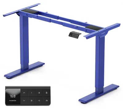 Höhenverstellbarer Schreibtisch 72–120 cm, 2 Motoren, 4 Speichertasten