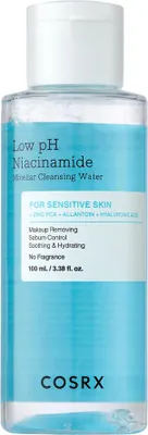 Zdjęcie produktu dla Oczyszczająca woda micelarna do skóry wrażliwej Niacynamid o niskim pH ( Micellar Cleansing Water) 100 ml