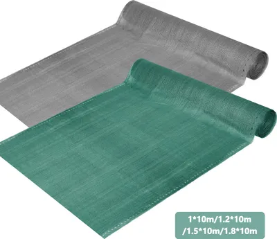 Produktbild von Zaunblende Sichtschutz 150g/m² HDPE Schattiernetz Windschutz Staubschutz Sonnenschutz Gewebe Netz mit Kabelbindern Grau 1.8*20m
