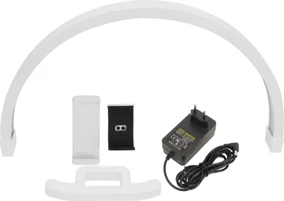 Produktbild von Halbmond Nägel Schreibtischlampe 22 Zoll Maniküre LED Nagellampe mit Telefonclip Bogenlampe für Nägel 3200–5600 K 208 Stück Lampenperlen