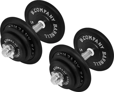 Produktbild von Guss Kurzhantel-Set 40Kg (2x20) Hantelscheiben Hantelset