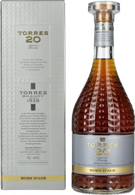Image de Torres 20 HORS D'AGE Superior Brandy 40% Vol. 0,7l en boîte cadeau
