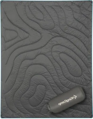 Produktbild von Leichtes Reiseplaid multifunktional warm mit Druckknopf für Wandern Picknick