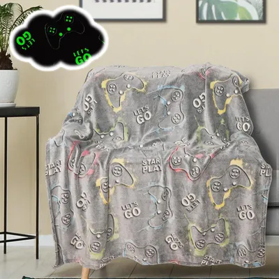 Produktbild von Leuchtende Fleece-Decke - Weiches Flanell - Für alle Jahreszeiten