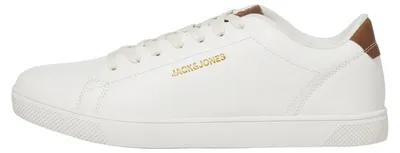 Produktbild von Jack & Jones 12203642_2206_43, Männlich, Erwachsener, Modische Sneakers, Weiß, Schnürverschluss, Rundzeh