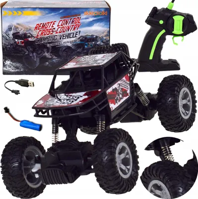 Obrázek produktu pro Lolex | Dálkově ovládané terénní vozidlo Rc 4x4 - 600 G - 2,4 Ghz dálkové ovládání - Led světlo - 14 X 27 X 18 cm