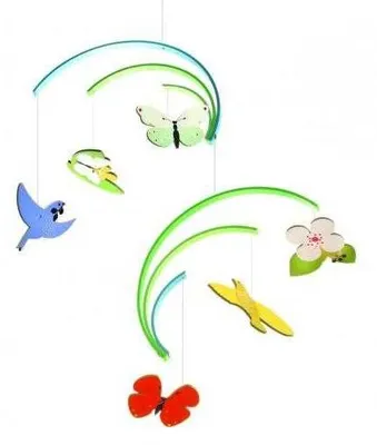 Produktbild von Holzdekoration für das Kinderzimmer Frühling, Djeco