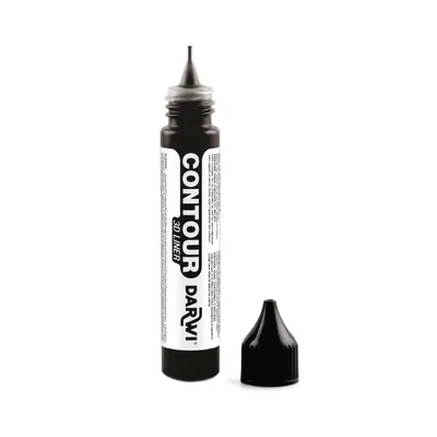 Image de Darwi DA0690030100C Peinture pour verre noir 30 ml 1 pc