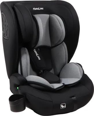 Produktbild von MamaLoes Mick Schwarz/Grau 76-150 cm i-Size Kindersitz