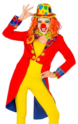 Produktbild von Clown-Frack Damen rot, Groesse:M