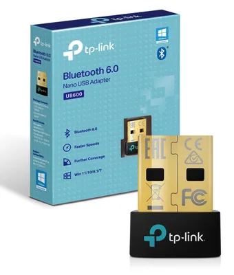 Obrázek produktu pro Bluetooth 6.0 adaptér, USB Bluetooth dongle pro počítač, plug & play, kompatibilní s Windows 11/10/8.1/7