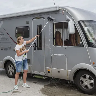 Obrázek produktu pro Mycí kartáč teleskopická rukojeť 1,8 metru