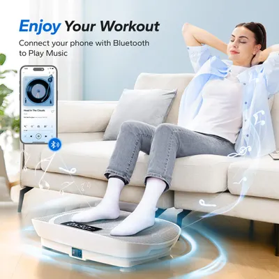 Produktbild von MERACH Vibrationsplatte Fitness Trainingsgerät Ganzkörper