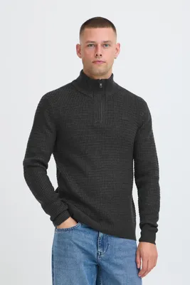 Immagine prodotto di Blend BHMPatti Herren Strickpullover Troyer Grobstrick Pullover regular fit