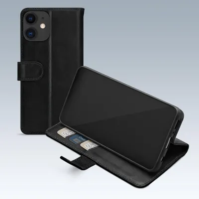 Produktbild von Mobilize Premium Gelly Wallet iPhone 11 Hülle Klapphülle Geldbörse - Schwarz