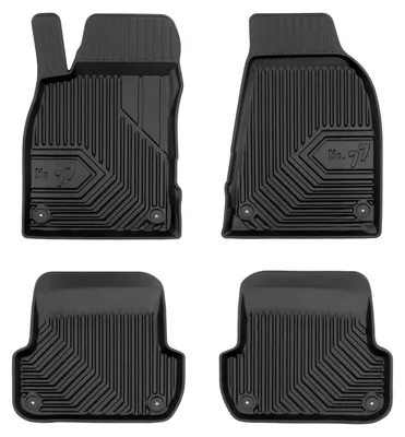 Image de Tapis de sol en caoutchouc pour Audi S4 B7 2004-2008 – 4 pièces, noirs, sur mesure