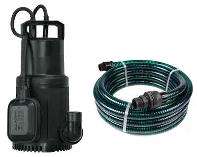 Produktbild von DAB Nova Salt M-A mit Ablaufschlauch 7 Meter - Tauchpumpe - 8.000 L/Std. - 280W - Förderhöhe 6 m - Korngröße 5 mm - Schwimmer - Für Salzwasser geeignet