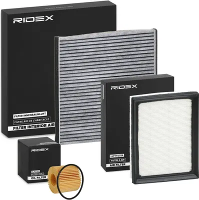 Produktbild von RIDEX Filterset Inspektionspaket Filtersatz für TOYOTA PRIUS (ZVW3) PRIUS PLUS (ZVW4) Prius Plus (ZVW4)