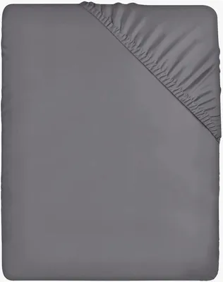 Produktbild von Microvezel-Bettuch - 150x200x25 cm - Ultra-Soft - Strijkvrij - Rundum Elastik - Einzelbetten - Zweibett - Grau