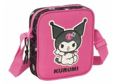 Immagine prodotto di Borsa a tracolla Kuromi Black Pink 16 x 18 x 4 cm