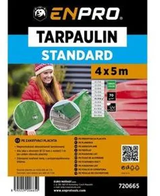 Immagine prodotto di Enpro Plachta zakrývací STANDARD 4 x 5 m 70 g/m? zelená