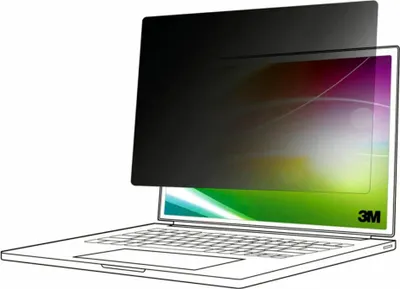Produktbild von 3M BP133W1E - Blickschutzfilter für Notebook - heller Bildschirm, 16:10 - klebend - 33.7 cm (13.3") - Schwarz