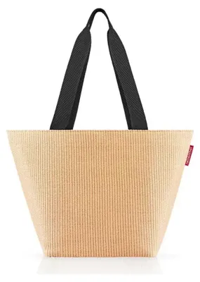 Zdjęcie produktu dla Reisenthel shopper M, Torba na zakupy, Czarny, Żółty, Poliester, Wzór, 15 l, 510 mm