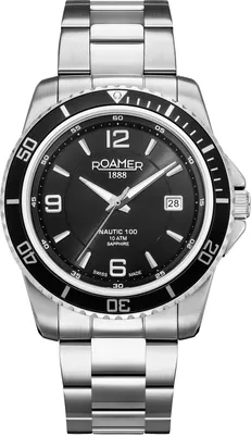 Produktbild von Roamer Herren Uhr Analog Quarz 862844 41 55 20 Nautic 100 Edelstahl