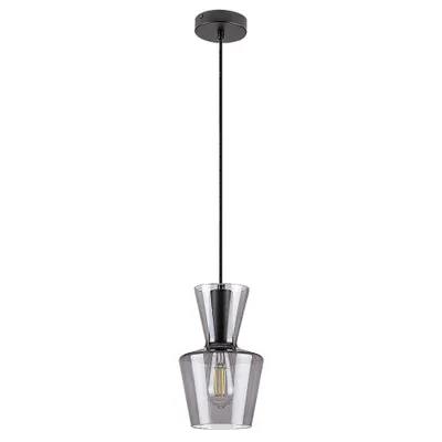 Produktbild von Rabalux 72161 Pendelleuchte 1 Spot Abra, E27, schwarz-grau, rund, Modern, ø150mm
