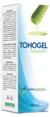 Productafbeelding van Tonogel Veinactiv gel voor gezwollen benen, spierspanningen, kneuzingen, C