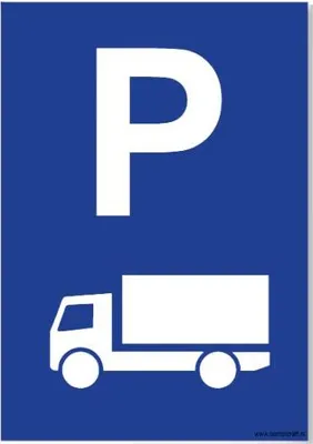 Obrázek produktu pro CombiCraft cedule Parking Lot Truck - 21x30cm