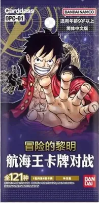 Produktbild von One Piece Card Game – OP-01 Romance Dawn – 1x Booster (Chinesisch oder Koreanisch) – Neu &