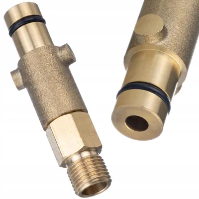 Zdjęcie produktu dla Adapter mosiężny Nilfisk / Gerni / Husqvarna / Stihl | Gwint 1/4” zewnętrzny | Przejściówka do myjek ciśnieniowych