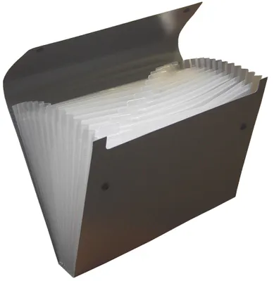 Produktbild von Pentel Dokumentenmappe Organiser A4 sw Recycling-Material mind. 50%