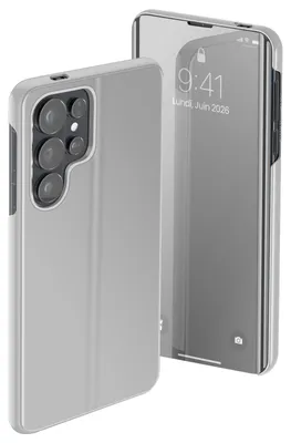 Immagine prodotto di Avizar, custodia Clear View con funzione supporto per Galaxy S26 Ultra, argento
