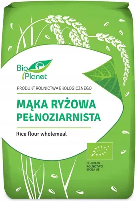 Obrázok produktu pre RYŽOVÁ MÚKA CELOZRNNÁ, BEZLEPKOVÁ,1 kg -PLANÉTA