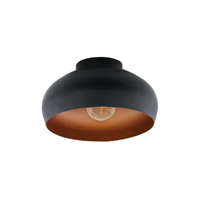 Zdjęcie produktu dla EGLO 900555, 1 szt., E27, IP20, Czarny, Miedziany