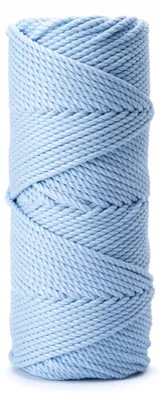 Produktbild von Grzanpol Makramaseil 3mm 100m Baumwolle Blau
