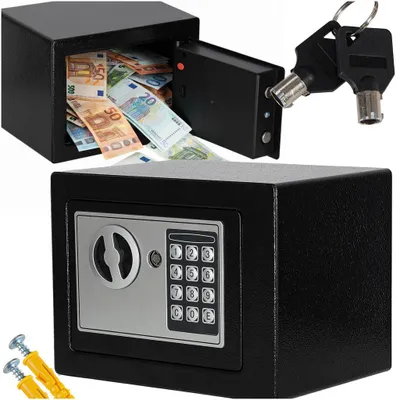 Productafbeelding van Een inbraakwerende kluis voor thuisgebruik, met een elektronisch codeer- en codeslot