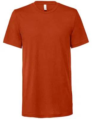 Produktbild von Canvas 3413 | Triblend Crew Neck T-Shirt / Meliert - Farbe: Brick Triblend - Größe: S