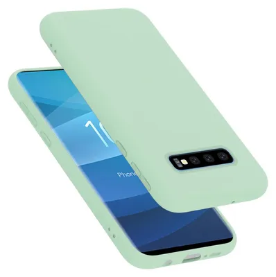 Produktbild von Cadorabo Schutzhülle für Samsung Galaxy S10 PLUS Hülle in Grün Handyhülle Case Cover TPU Etui