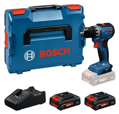 Produktbild von Bosch Akku-Bohrschrauber GSR18V-52, 2 x EXBA18V-40 in L-BOXX 06019S002C