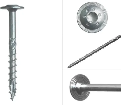 Produktbild von Tellerkopfschrauben verzinkt Torx 8 x 80 mm - Schachtel 50 Stück