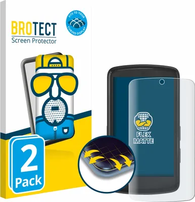 Produktbild von 2x BROTECT Fullscreen Schutzfolie für Bryton Rider S810 Displayschutz Folie Fullcover Matt Entspiegelungsfolie