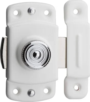 Image de Verrou automatique THIRARD, acier laqué blanc
