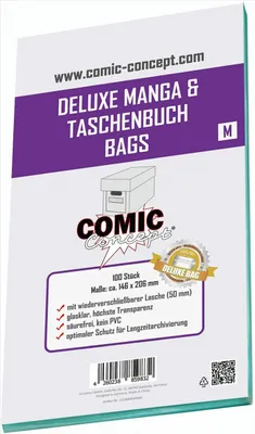 Produktbild von Comic Concept Deluxe Manga/Taschenb.Bags M (100ct)